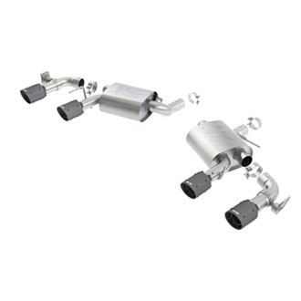 Borla® - ATAK™ Stainless Steel Axle-Back Exhaust System with Quad Rear Exit