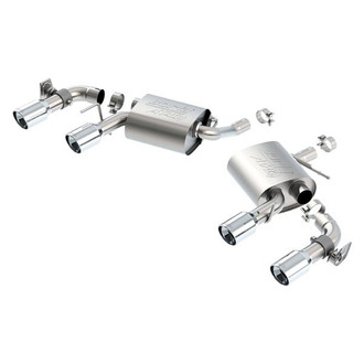 Borla® - ATAK™ Stainless Steel Axle-Back Exhaust System with Quad Rear Exit