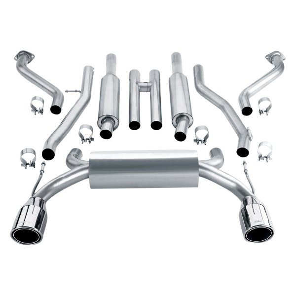 Borla® - S-Type™ Stainless Steel Cat-Back Exhaust System, Nissan 350Z