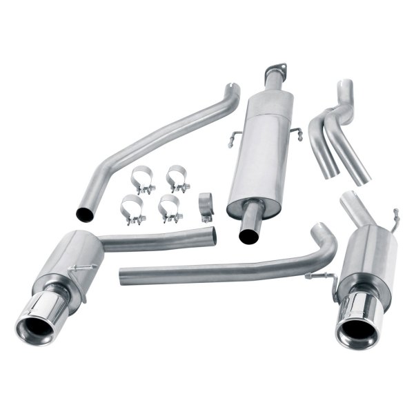 Borla® - S-Type™ Stainless Steel Cat-Back Exhaust System, Hyundai Tiburon