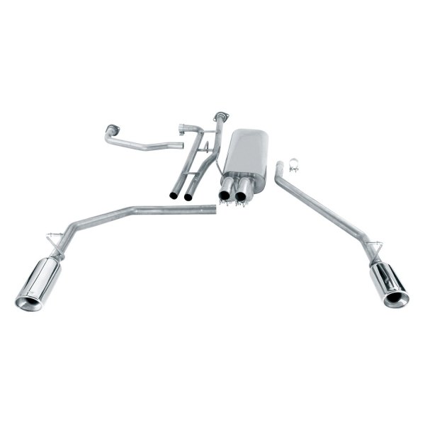 Borla® - Touring™ Stainless Steel Cat-Back Exhaust System, Nissan Titan