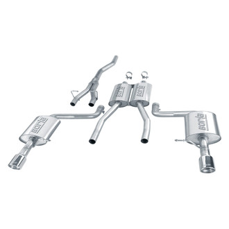 Borla® - S-Type™ Stainless Steel Cat-Back Exhaust System with Split Rear Exit