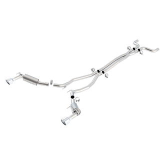 Borla® - ATAK™ Stainless Steel Cat-Back Exhaust System with Split Rear Exit