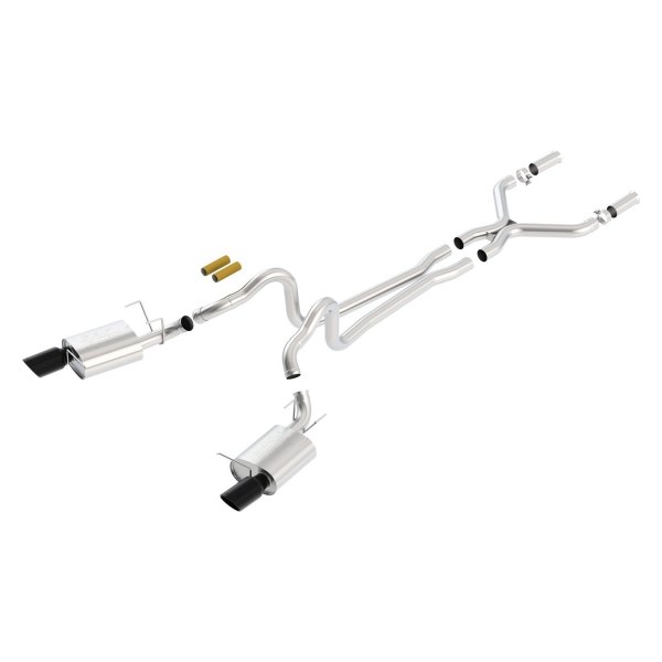 Borla® - ATAK™ 304 SS Cat-Back Exhaust System, Ford Mustang