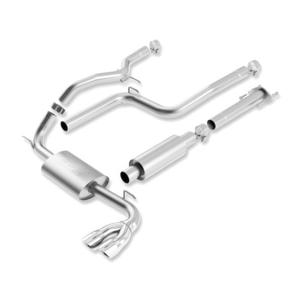 Borla® - Touring™ Stainless Steel Cat-Back Exhaust System, Ford Focus
