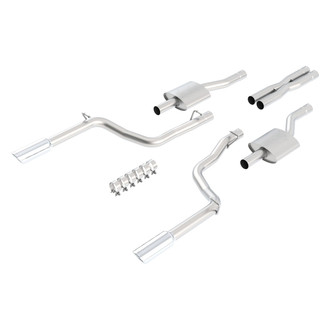 Borla® - ATAK™ Stainless Steel Cat-Back Exhaust System with Split Rear Exit