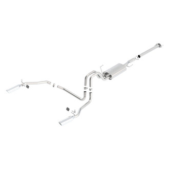 Borla® - ATAK™ Stainless Steel Cat-Back Exhaust System with Split Rear Exit
