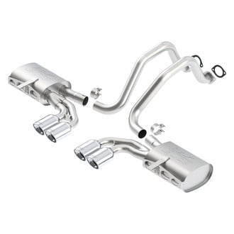 Borla® - ATAK™ Stainless Steel Cat-Back Exhaust System with Quad Rear Exit