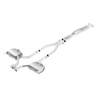 Borla® - Touring™ Stainless Steel Cat-Back Exhaust System with Dual Rear Exit