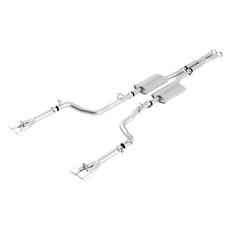Borla® - S-Type™ Stainless Steel Cat-Back Exhaust System with Quad Rear Exit