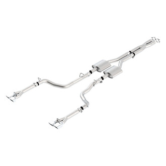 Borla® - ATAK™ Stainless Steel Cat-Back Exhaust System with Quad Rear Exit