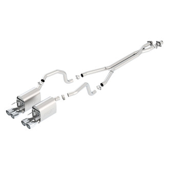 Borla® - S-Type II™ Stainless Steel Cat-Back Exhaust System with Quad Rear Exit