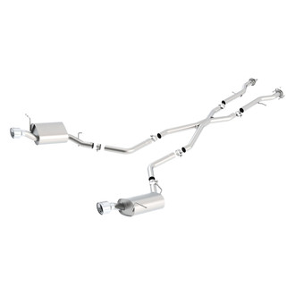 Borla® - S-Type™ Stainless Steel Cat-Back Exhaust System with Split Rear Exit