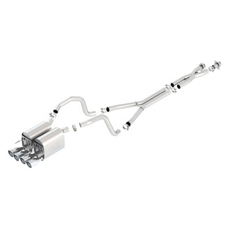 Borla® - ATAK™ Stainless Steel Cat-Back Exhaust System with Quad Rear Exit