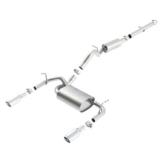 Borla® - Touring™ Stainless Steel Cat-Back Exhaust System with Split Rear Exit