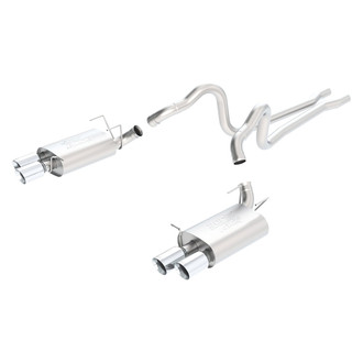 Borla® - ATAK™ Stainless Steel Cat-Back Exhaust System with Quad Rear Exit