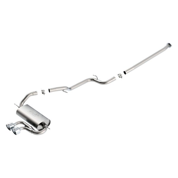 Borla® - S-Type™ Stainless Steel Cat-Back Exhaust System, Ford Focus
