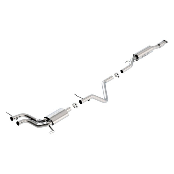 Borla® - Touring™ Stainless Steel Cat-Back Exhaust System, Hyundai Veloster