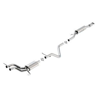 Borla® - Touring™ Stainless Steel Cat-Back Exhaust System with Dual Rear Exit