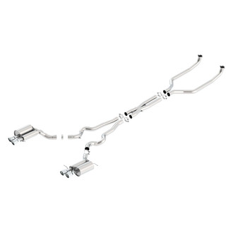 Borla® - S-Type™ Stainless Steel Cat-Back Exhaust System with Quad Rear Exit