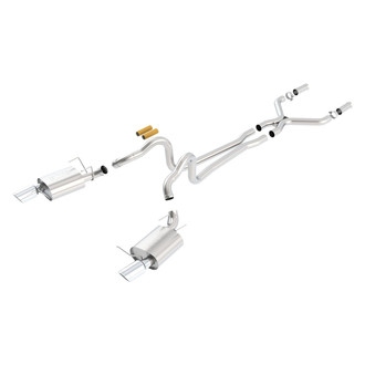 Borla® - S-Type™ Stainless Steel Cat-Back Exhaust System with Split Rear Exit