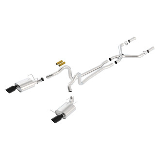 Borla® - ATAK™ Stainless Steel Cat-Back Exhaust System with Split Rear Exit