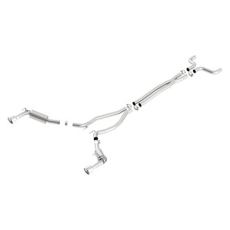 Borla® - S-Type™ Stainless Steel Cat-Back Exhaust System with Split Rear Exit