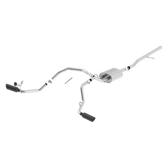 Borla® - Touring™ Stainless Steel Cat-Back Exhaust System with Split Side Exit