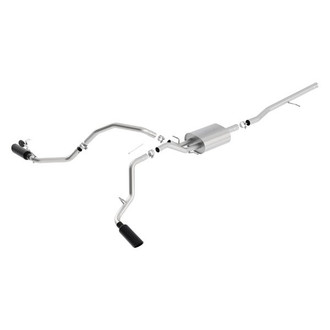 Borla® - S-Type™ Stainless Steel Cat-Back Exhaust System with Split Side Exit