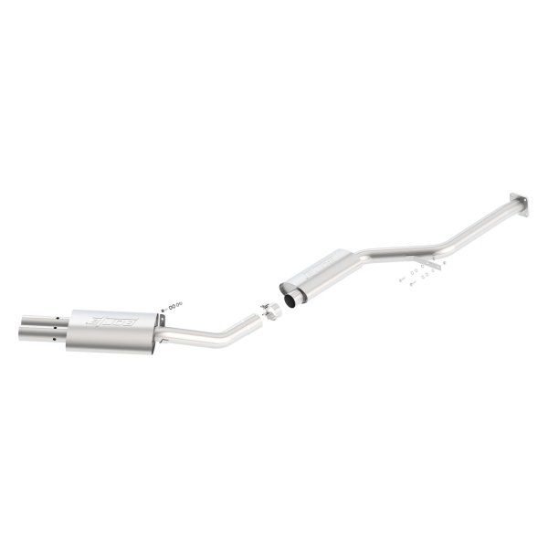 Borla® - Touring™ Stainless Steel Cat-Back Exhaust System, Porsche 928