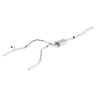 Borla® - S-Type™ Stainless Steel Cat-Back Exhaust System with Split Rear Exit