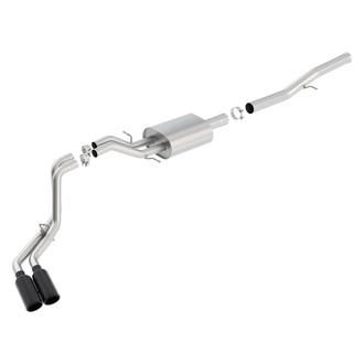 Borla® - S-Type™ Stainless Steel Cat-Back Exhaust System with Dual Side Exit