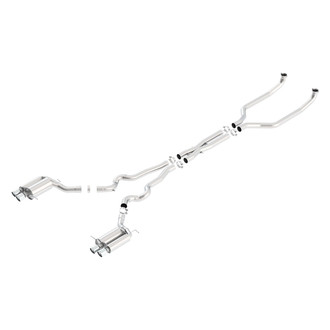 Borla® - S-Type™ Stainless Steel Cat-Back Exhaust System with Quad Rear Exit