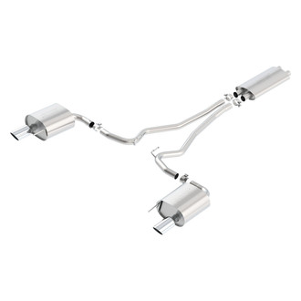 Borla® - Touring™ Stainless Steel Cat-Back Exhaust System with Split Rear Exit