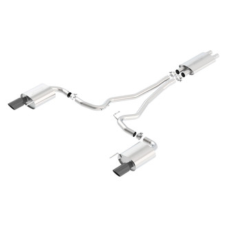 Borla® - Touring™ Stainless Steel Cat-Back Exhaust System with Split Rear Exit