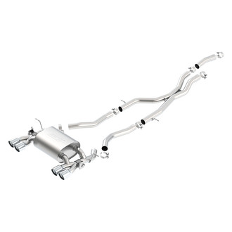 Borla® - S-Type™ Stainless Steel Cat-Back Exhaust System with Quad Rear Exit