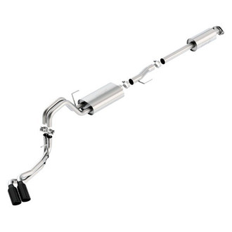 Borla® - Touring™ Stainless Steel Cat-Back Exhaust System with Dual Side Exit