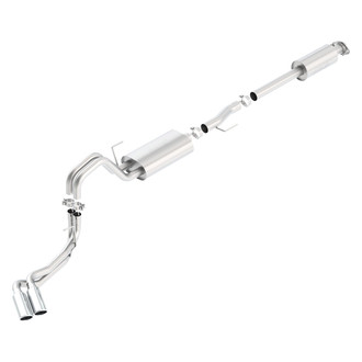 Borla® - S-Type™ Stainless Steel Cat-Back Exhaust System with Dual Side Exit