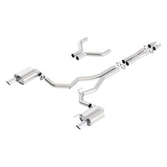Borla® - S-Type™ Stainless Steel Cat-Back Exhaust System with Split Rear Exit