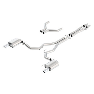 Borla® - ATAK™ Stainless Steel Cat-Back Exhaust System with Split Rear Exit