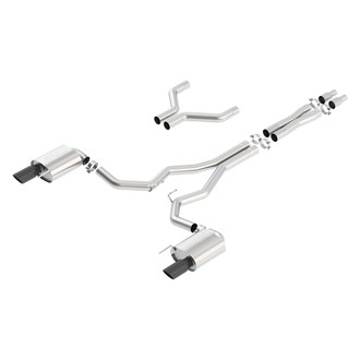 Borla® - ATAK™ Stainless Steel Cat-Back Exhaust System with Split Rear Exit