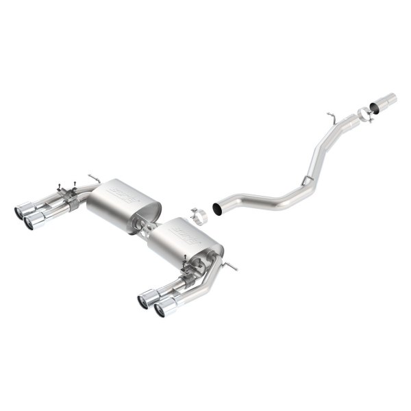 Borla® - S-Type™ Stainless Steel Cat-Back Exhaust System, Audi S3