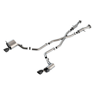 Borla® - ATAK™ 304 SS Cat-Back Exhaust System with Split Rear Exit