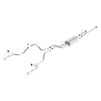 Borla® - Touring™ Stainless Steel Cat-Back Exhaust System with Split Rear Exit