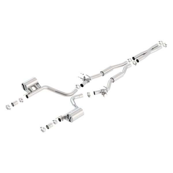 Borla® - S-Type™ Stainless Steel Cat-Back Exhaust System, Dodge Challenger