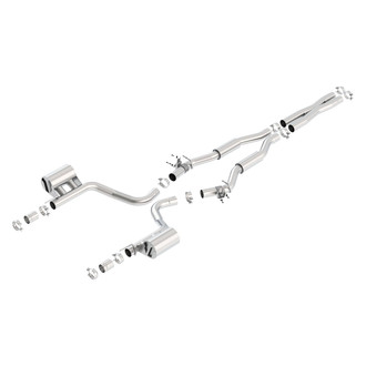 Borla® - S-Type™ Stainless Steel Cat-Back Exhaust System with Split Rear Exit