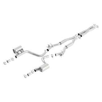 Borla® - S-Type™ Stainless Steel Cat-Back Exhaust System with Split Rear Exit