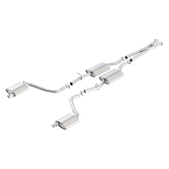 Borla® - S-Type™ Stainless Steel Cat-Back Exhaust System with Split Rear Exit