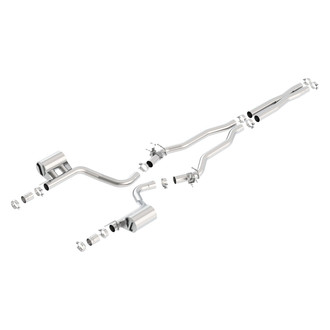 Borla® - ATAK™ Stainless Steel Cat-Back Exhaust System with Split Rear Exit
