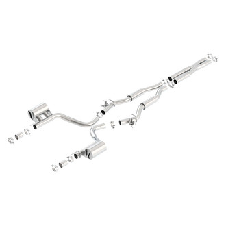 Borla® - S-Type™ Stainless Steel Cat-Back Exhaust System with Split Rear Exit